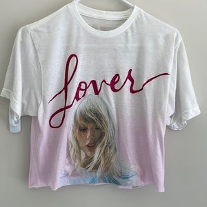 Taylor swift LOVER crop top size medium